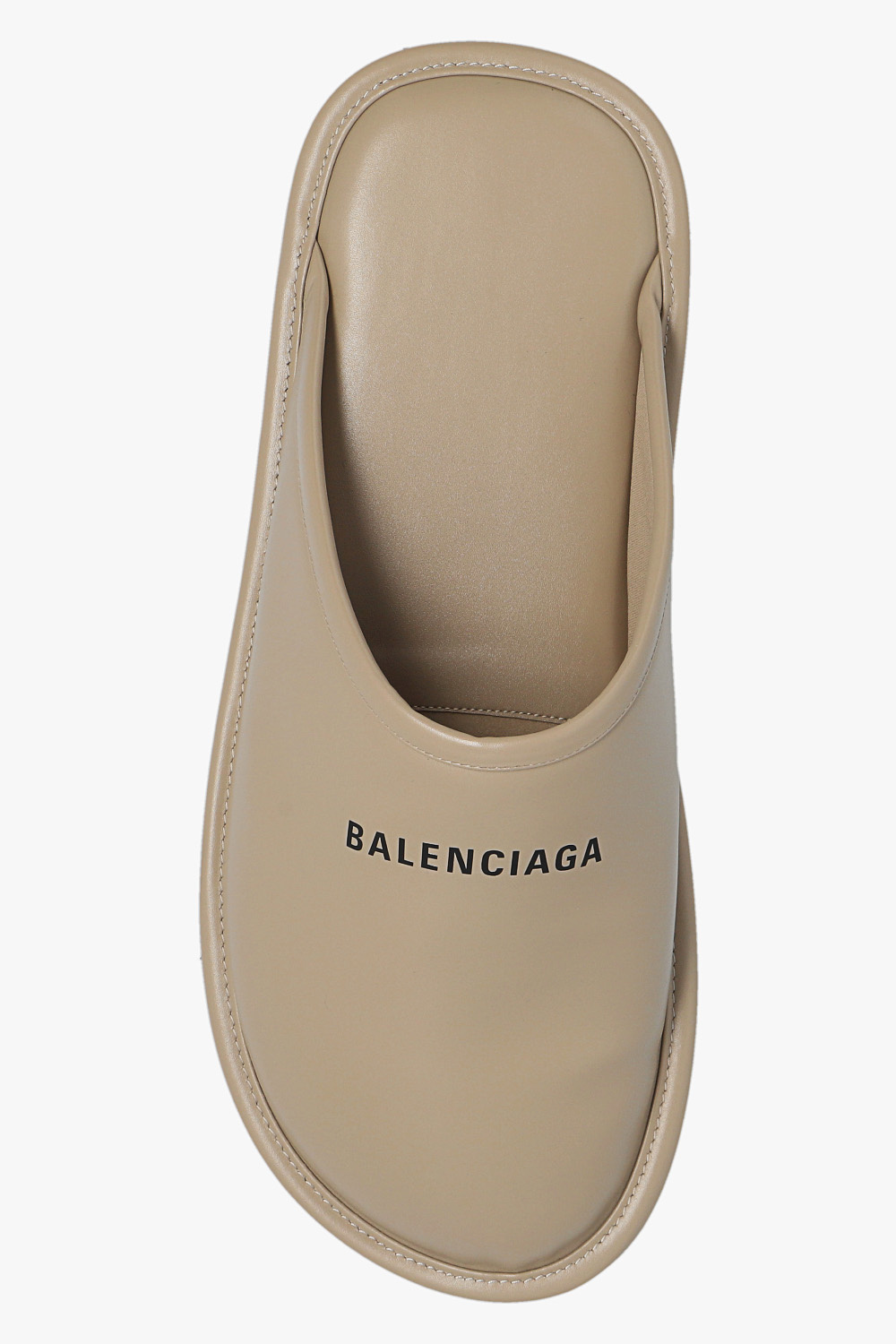 Balenciaga beige online slides